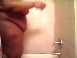 Just A Big Chunk Of A Phattie Of My Wife In The Shower Room