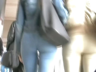 Tempting Behinds Captured In A Street Candid Video