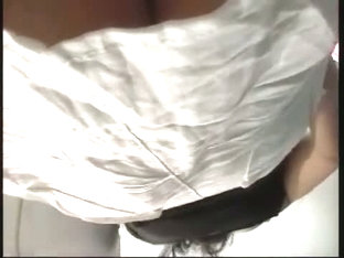 Cute Ass In White Boxers In This Upskirt Video On A Public Place