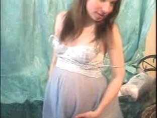 Pregnant Bitch Stripping On Webcam