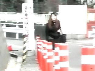 Japanese Street Sharking Of A Sexy Woman In A Skirt