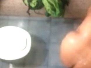 Hidden Cam In Toilet, Filmed A Hot Ass Bitch