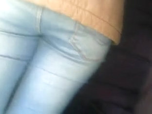 Spy Sexy Teens Jeans Ass In Bus Romanian