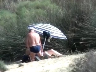 Voyeur Tapes 2 Dudes Jerking Off, While Watching A GILF In The Hills.