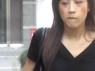 Skirt Sharking With A Little Bit Of Pussy Hair Of An Asian
