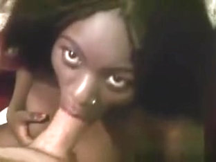 African Ebony Girl Sucking