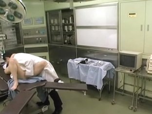 Japanese Doctor And His Nurse Fuck In The Medical Department