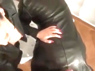 Cum On Leather Ass Compilation