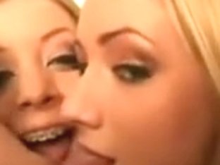 2 Blondes Share A Hawt Load In Pov Style