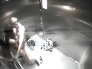 Couple Getting Stuck In An Elevator Pass Time With Sex