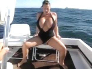 Busty Hotty On The Boat