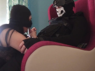 Girlfriend Gives Ghost Cosplayer A Blow Job