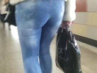 Nice Round Ass In Tight Jeans In Winter Another Day