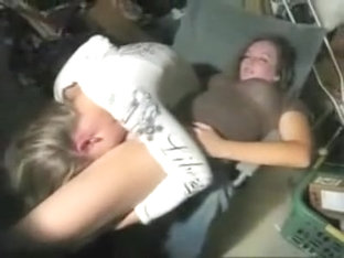 Blonde Eats Out Her GF At A Party