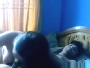 Indian Girl Sucks And Fucks Her Bf's Cock In The Bedroom