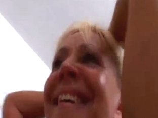 Brazilian Blond Aged Anal Casting