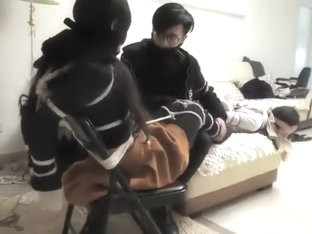 2 Chinese Girls Tied And Gagged