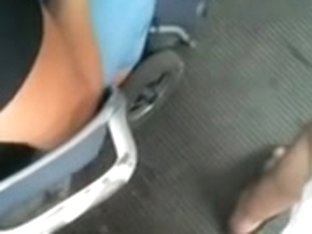 Chubby Man Is Flashing His Dick In The Public Transport