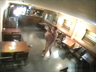 Security Cam Catches Couple In Bar