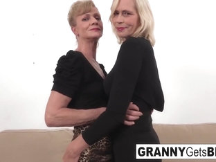 A Couple Of Horny Grannies Get Fucked In The Ass By Bbc