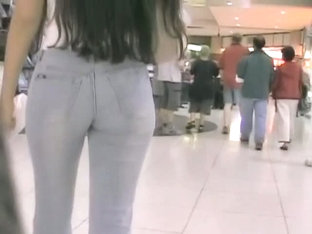 Gorgeous Babes With Delicious Round Asses Shopping