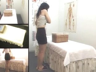Hot Japanese Voyeur Massage Clip With A Lot Of Fingering