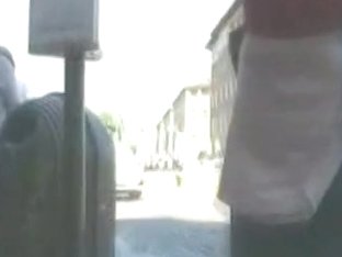 Hot Blonde Woman Gets Her Ass Shot On Spy Cam