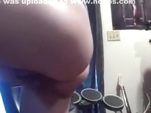 Hot Blonde Masturbates With A Lipstick And Dildo For Her BF