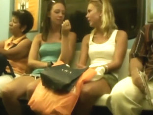 Seductive Girls In The Subway