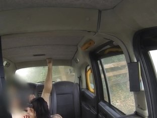 Analfucked British Taxi Babe Rimming Arsehole