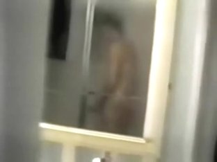 Hidden Camera Caught Concupiscent Lad Jerking Off In The Shower