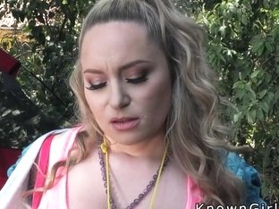 Huge Tits Blonde Amateur Bangs In Camp