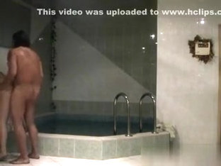 Hidden Camera Records Pair Having Sex In Baths