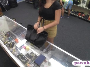 College Girl Sells Her Textboobks And Banged At The Pawnshop