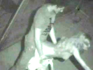 Amateur Nightvision Outside Fuck 2