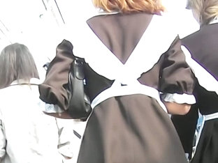 French Maid Voyeur Up Skirt Video