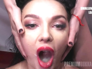 Premiumbukkake - Lady Gang Swallows 42 Huge Mouthful Cumshots