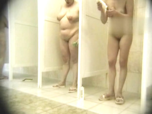 Tan lined tits on the changing room voyeur cam and in shower snr21