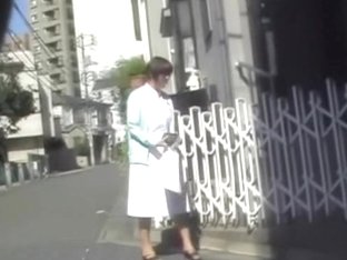 Brown-haired Japanese Gal Gets Caught Off The Guard During Sharking Attack