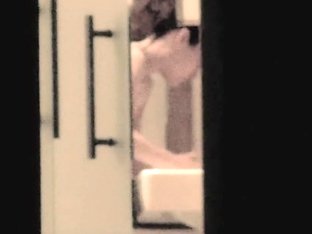 Naked Girl Washing Her Face And Voyeured Thru Window