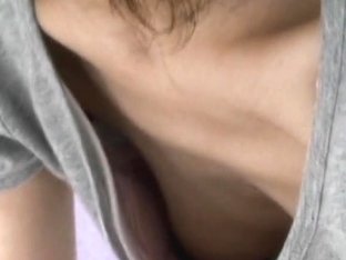 Another Downblouse Vid Of A Super Hot Asian Babe