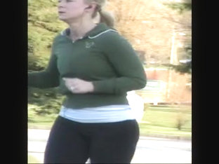Blonde Jogger(whooty Pawg Spandex Ass)