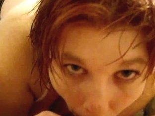 Great Oral Stimulation Given By This Redhead Slut From Streets