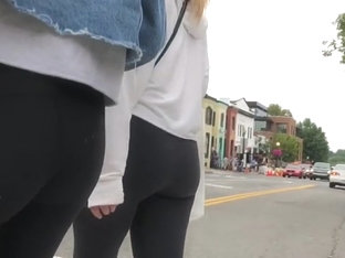 Pawg College Girl Blonde Spandex