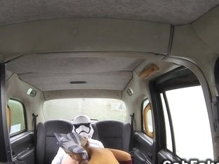 Star Wars Themed Fuck In Fake Taxi