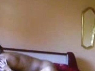 Tanned Man Fucking His Pale Girlfriend On The Bed