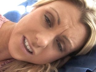 Blonde Hottie Masturbates Hot In A Great Down Blouse Video