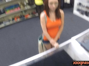 Babe In Glasses Pounded At The Pawnshop For Diamond Ring