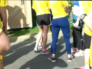 Candid Video Of Well Toned Sports Girls With Asses In Shorts
