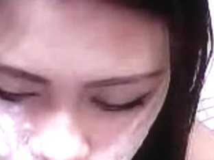 Cute Oriental Hot Chick Doing Her Daily Make Up On Webcam